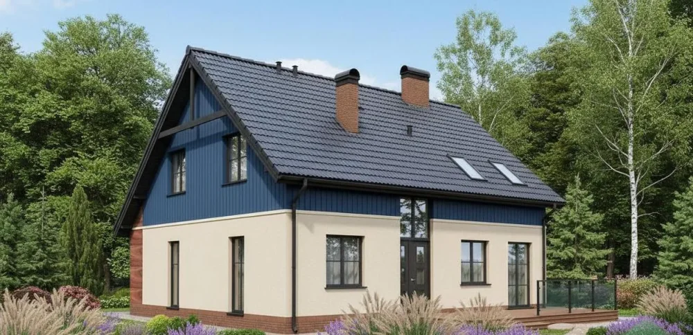 Проект Двухэтажный дом 13 на 12, 172 м2