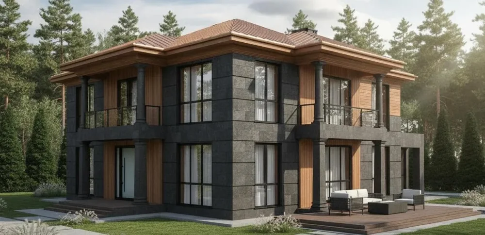 Проект Двухэтажный дом 12 на 18, 238 м2