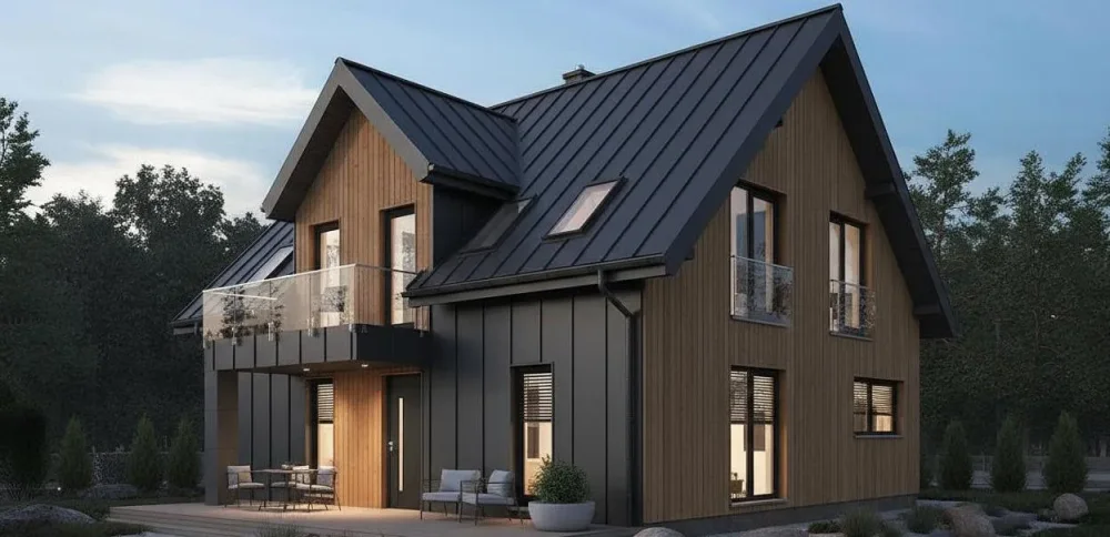 Проект Двухэтажный дом 9 на 16, 191 м2