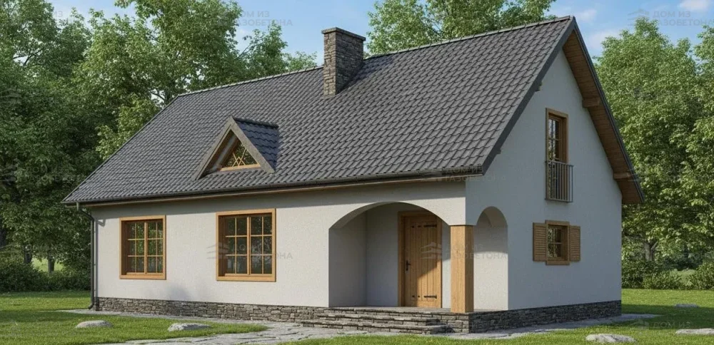 Проект Двухэтажный дом 15 на 9, 200 м2