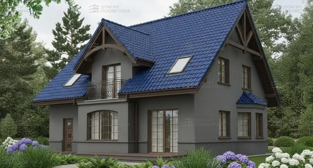 Проект Двухэтажный дом 12 на 11, 180 м2