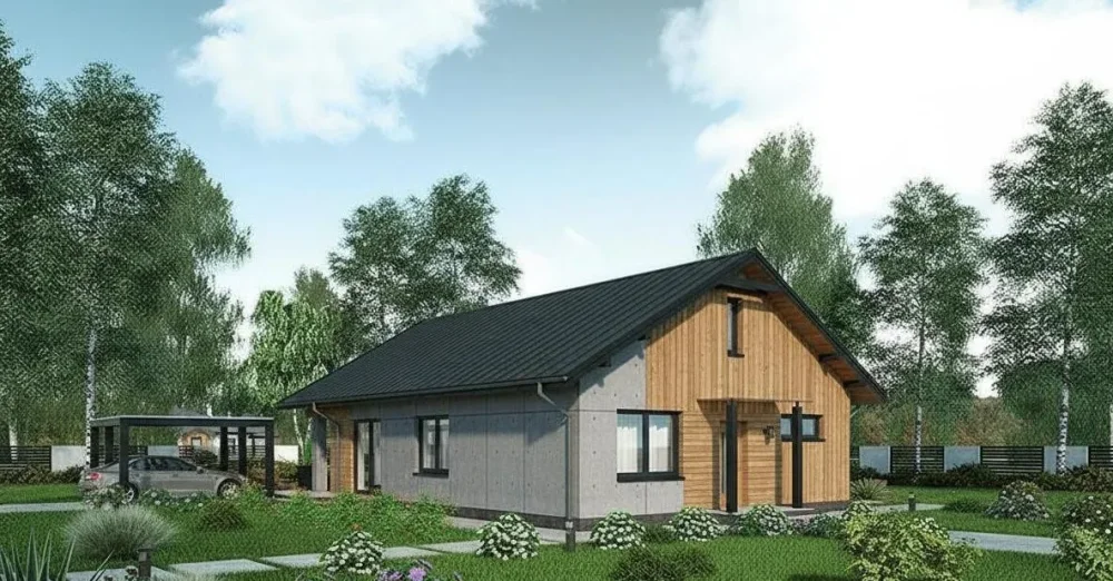 Проект Двухэтажный дом 10 на 16, 112 м2