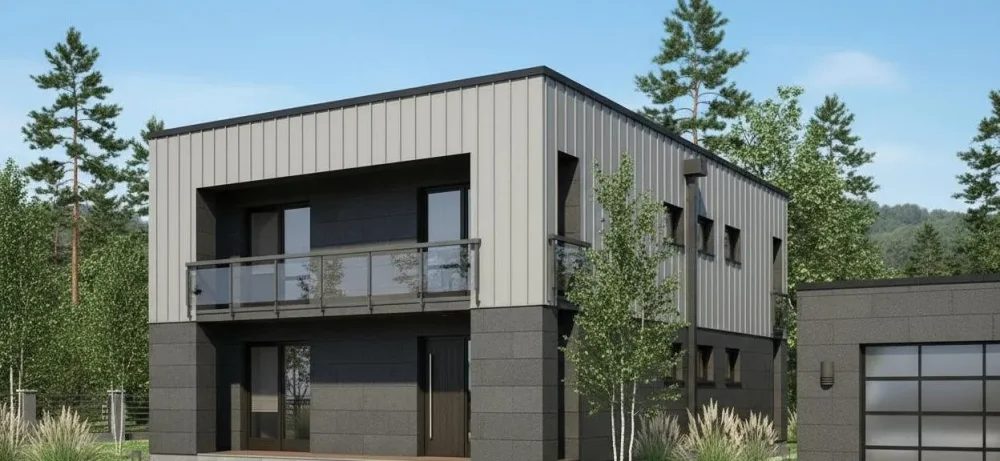 Проект Двухэтажный дом 10 на 16, 190 м2